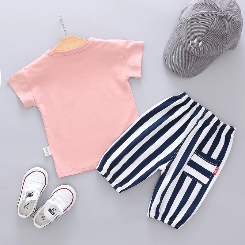 От 0 до 4 лет высокое качество комплект одежды для мальчиков и девочек лето 2019