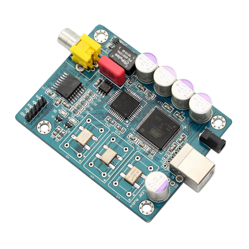 AIYIMA Amanero Usb цифровой интерфейс IIS ATSAM3U1C XC2C64A WM8805 ЦАП Декодер плата коаксиальный ies DSD