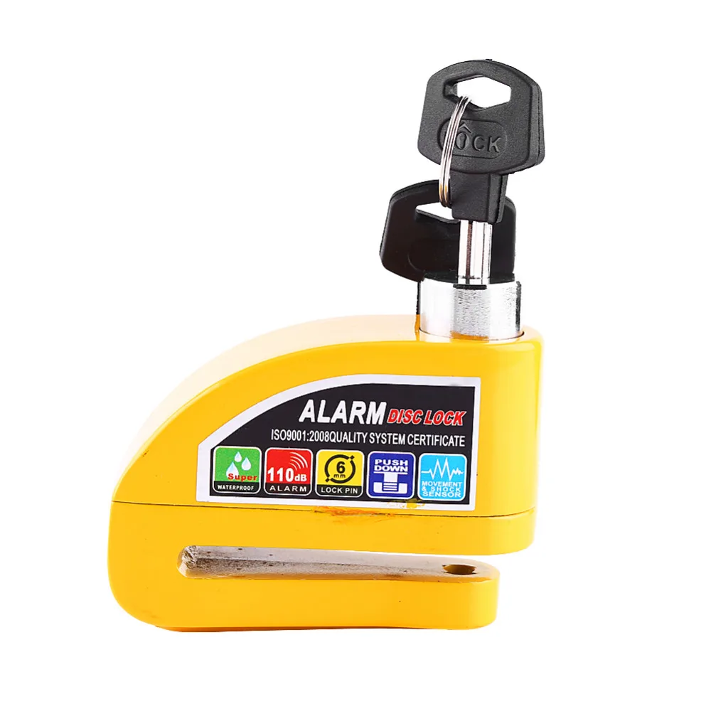 Мотоциклетный дисковый тормозной замок для скутера велосипеда Противоугонный