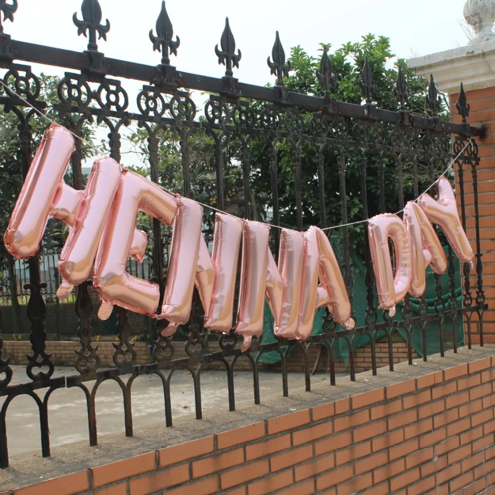 

Bridal Henna day party decoration banner gold balloons bunting decor