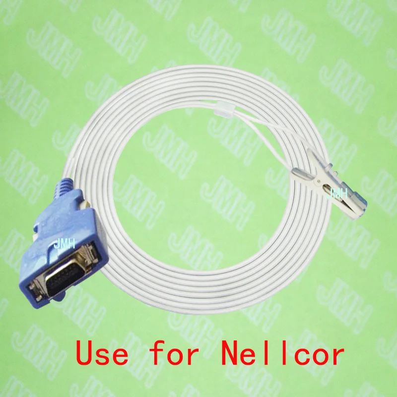 

Совместимость с прямыми 14pin Nellcor N550,N595,N560 оксиметр контролирует детей и взрослых уха или животных язык клип spo2 датчик.