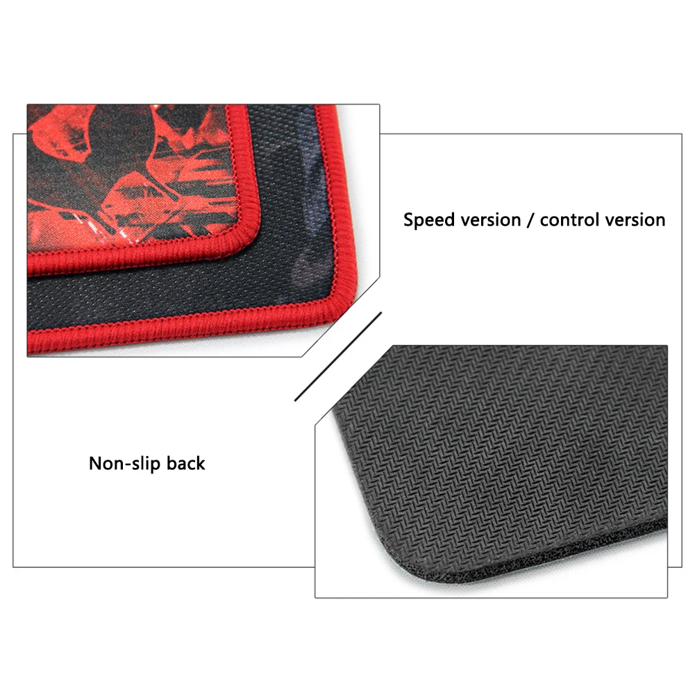 New Rubber Mouse Pad Anti-Slip Laptop PC Mice Mat Computer Accessories Large Gaming Lockedge For | Компьютеры и офис