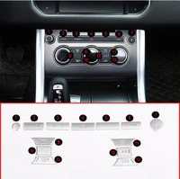 13pcs for range rover sport 2014 2017 car air conditioner mode button patch trim for range rover vogue 2013 2017 accessories