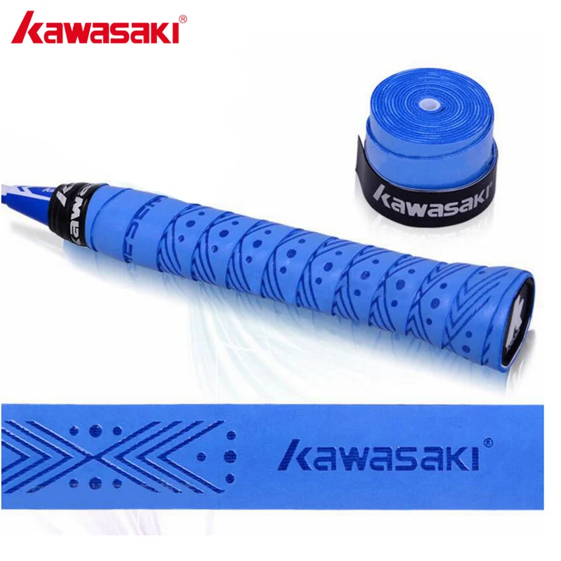 10pcs/lot Kawasaki Overgrip Tennis Racket Sweatbands Anti-slip Breathable Sweat Band Badminton Grip Tape X5