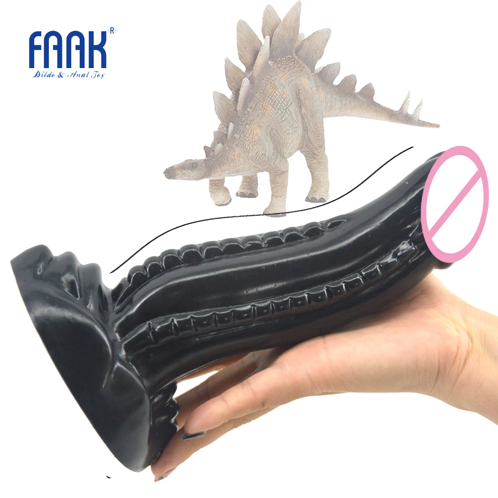 Новый фаллоимитатор в форме динозавра FAAK с имитацией пениса большой всасыванием