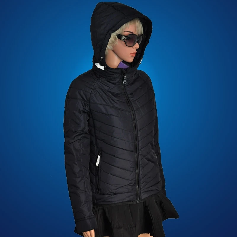 Куртка с хлопковой подкладкой осенняя и зимняя капюшоном v132|cotton-padded jacket