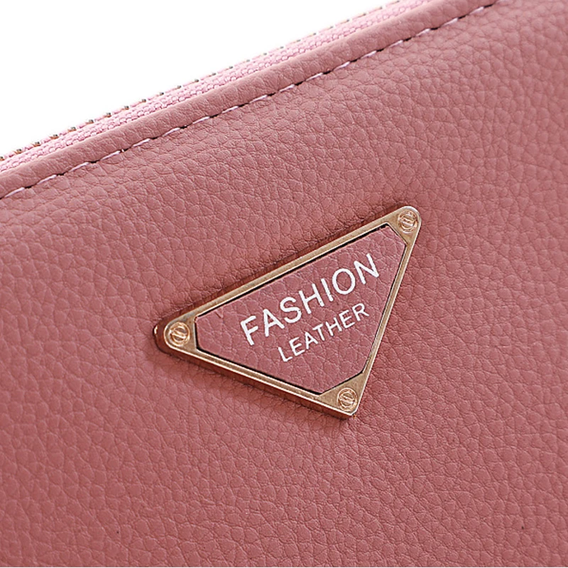 

Woman's Wallets Wristband Many Departments Clemence Female High-capacity Mobile phone bag Card pocket purse Ladies Handbag