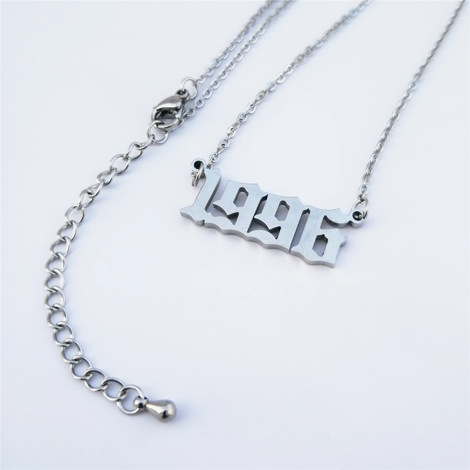 Подарок на день рождения ожерелье 1996 года ожерелья и подвески под заказ с золотым