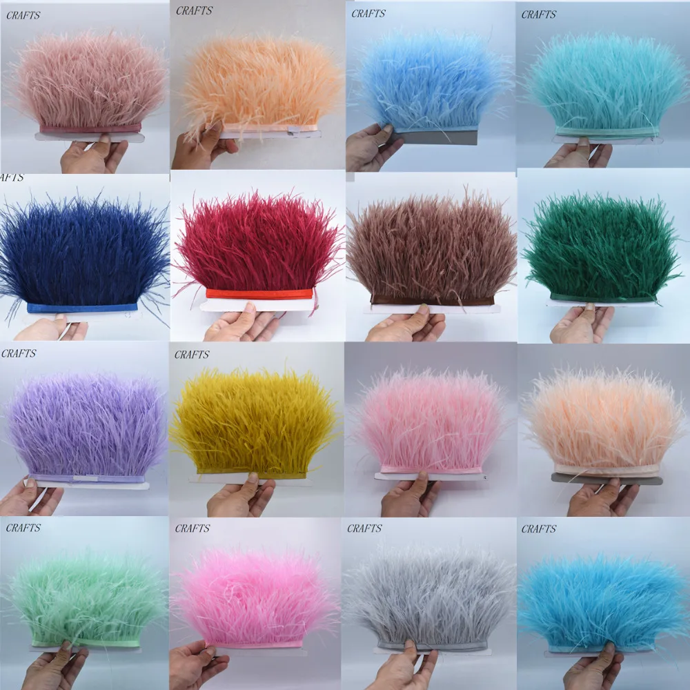 Новинка! Лента из страусиного пера 1 м 8 11 см|feather diy|feathers clothingdiy feather |