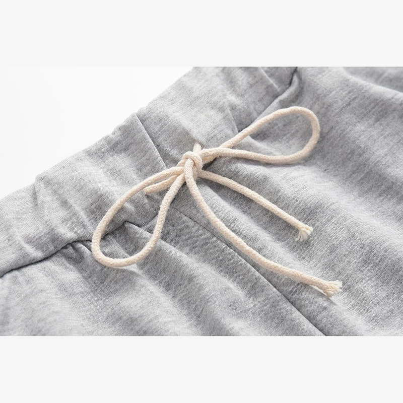 Сексуальные топы с завязками на талии и шорты пижамный комплект для женщин