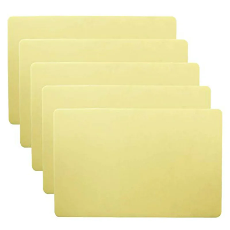 5PCS 15*20*0.12cm Tattoo Skin Practice Thick Blank Double Sides Soft Silicone Pading | Красота и здоровье