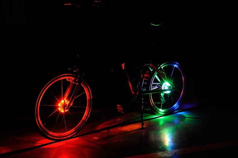 Leadbike Велосипед подсветка колес велосипеда передняя/Хвост концентратор светильник Led спиц Предупреждение лампа Велоспорт украшения Ночная езда на велосипеде аксессуары