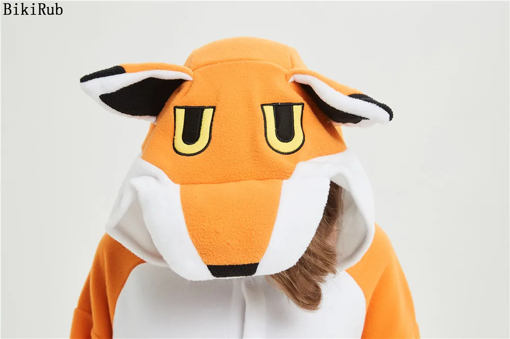 Кигуруми мистер Фокс косплей костюм для вечеринки на Хэллоуин 2019 женские милые