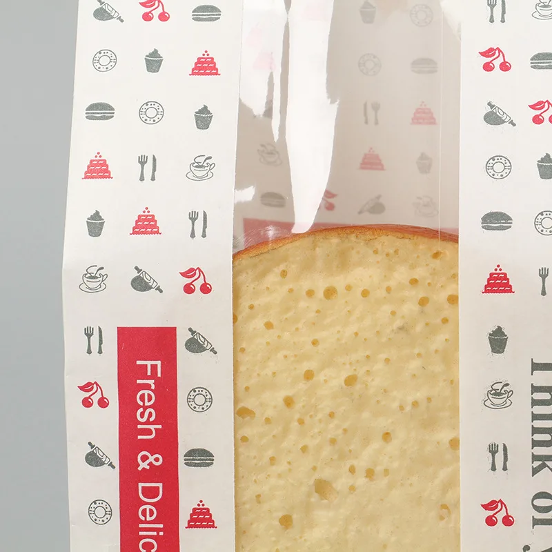 100 шт. бумажные пакеты для нарезки хлеба | Дом и сад