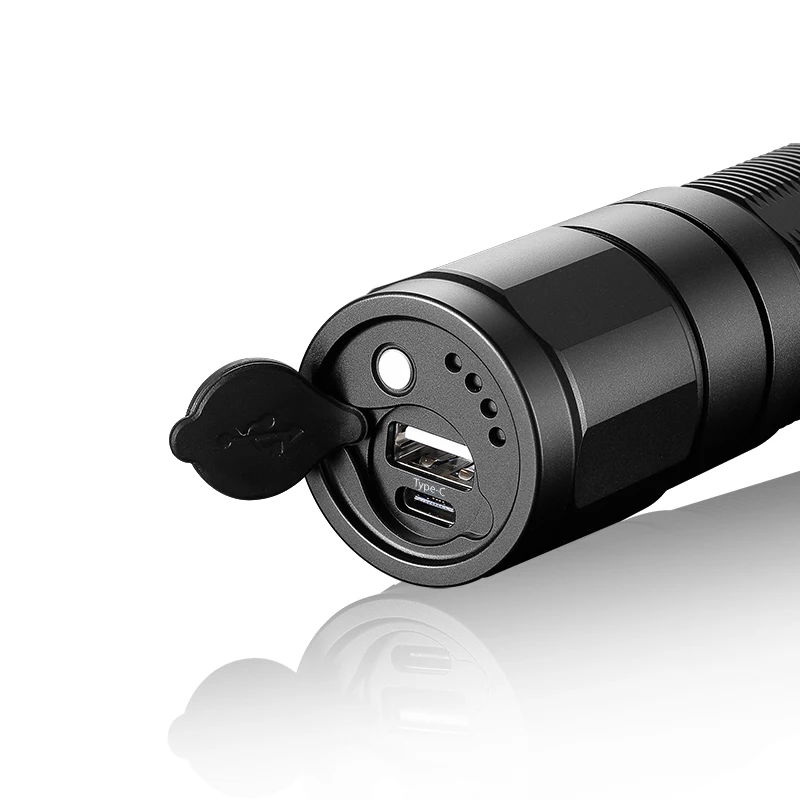 JETBeam SSR50 Открытый фонарик CREE XHP70.2 P2 1C max 3650 люмен луч бросок 483 м заряжаемый через