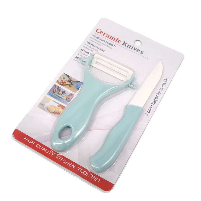 Керамический нож для фруктов дыня Овощечистка керамический два набора с ножны
