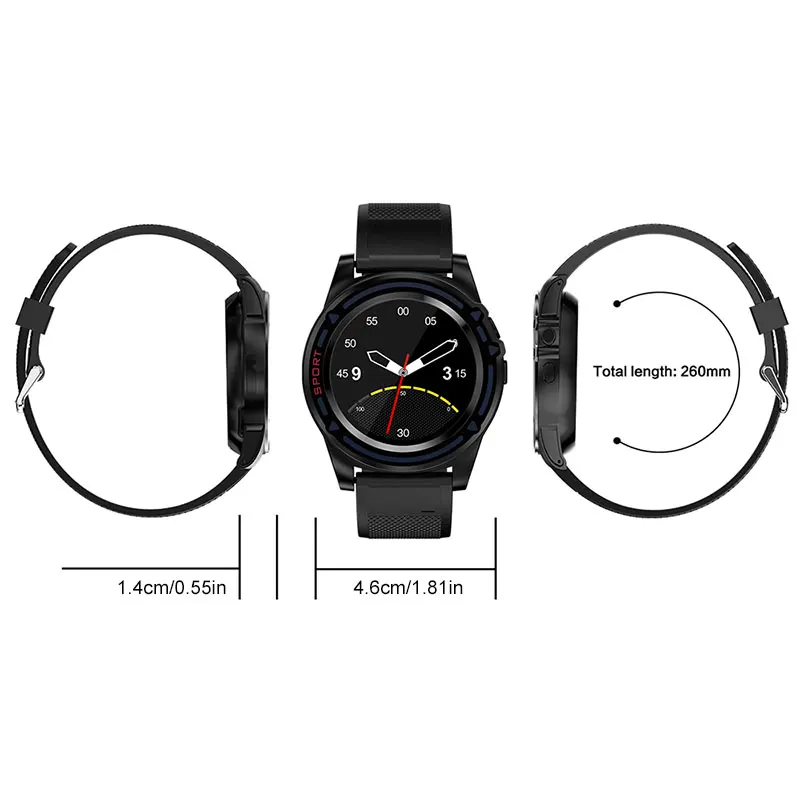 696 DT18 Bluetooth Smart Watch silicon Relogio Android Smartwatch GSM Phone Call SIM TF Camera Hombre For | Электроника