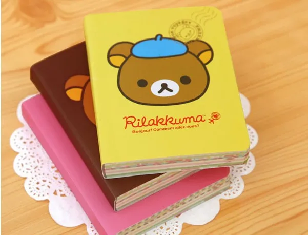 Милый мультфильм rilakkuma Стиль DIY мини-блокнот/Блокнот памятка/Дневник канцелярские принадлежности