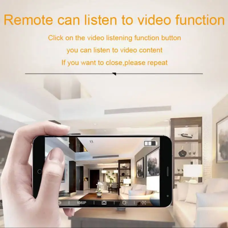 HDQ15 Мини Wi-Fi камера 1080P инфракрасное ночное видение микро видеокамера 150 градусов