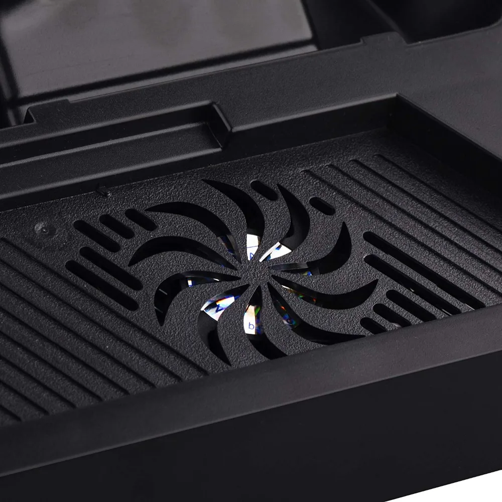 Waterlowrie вертикальная подставка с охлаждающим вентилятором для PS4 Slim/регулярные