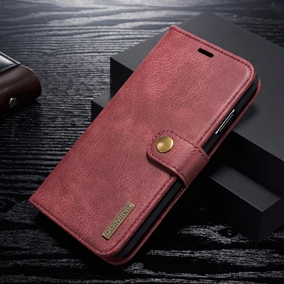 Red Чехол-книжка чехол для Coque samsung Galaxy A7 из искусственной кожи чехол-кошелек для телефона для Galaxy A3 A5 A7 A6 A8 плюс A9 чехол s - Цвет: Red