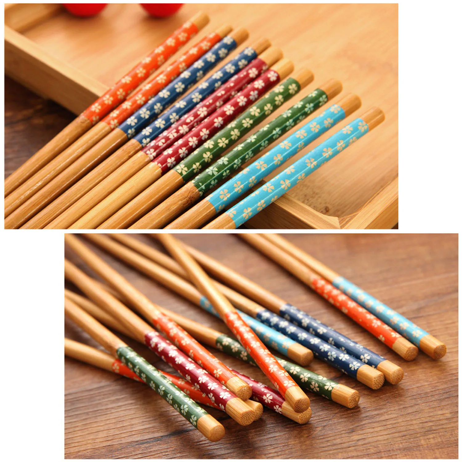 Behogar 10 пар в комплекте Носки для натуральный бамбук японские палочки дозирующая