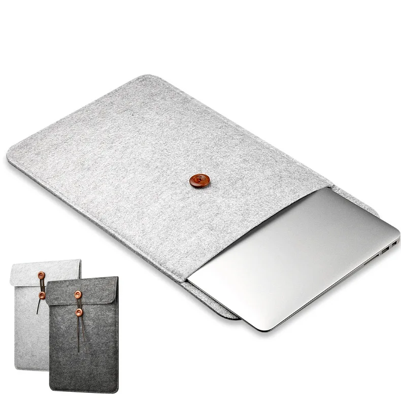 Фетровый чехол для ноутбука сумка ультрабук кожаный Macbook Air Pro Ipad 9 7 дюйма 11 дюймов