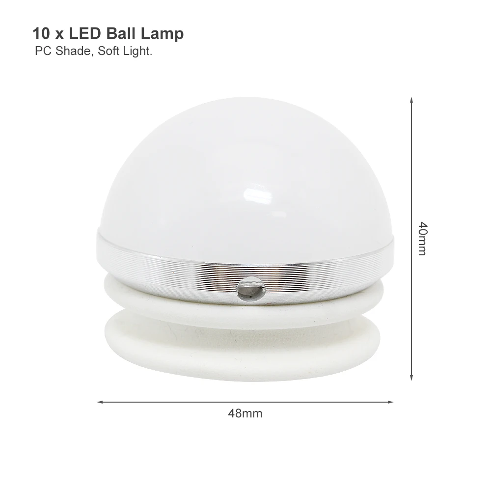 10 Вт LED косметическое зеркало освещение луковицы струнная плавная регулировка