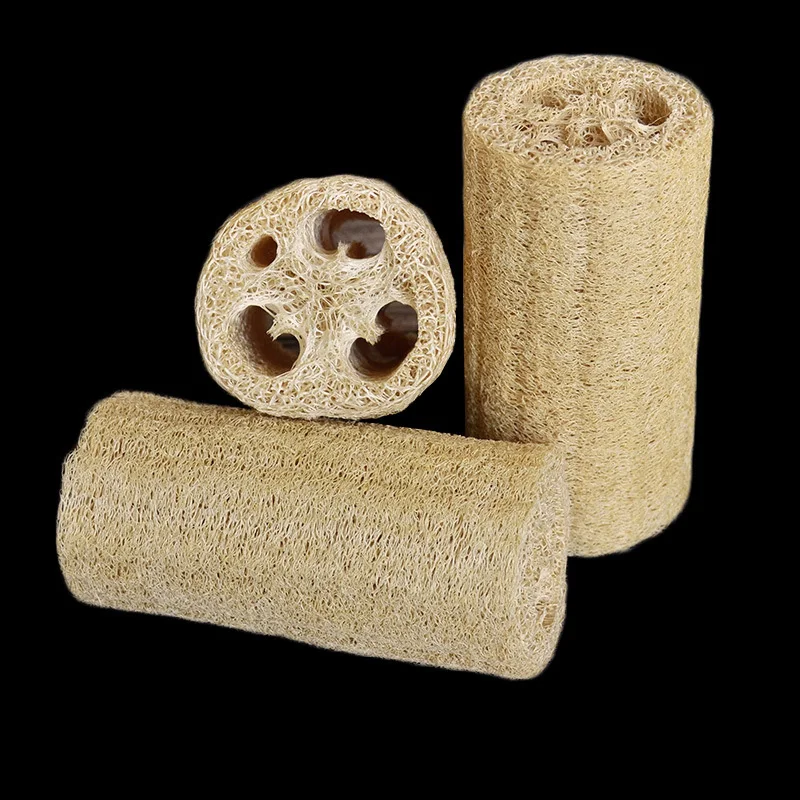 Loofah натуральная спа ванна мяч для тела пуховка щетка с жесткой щетиной