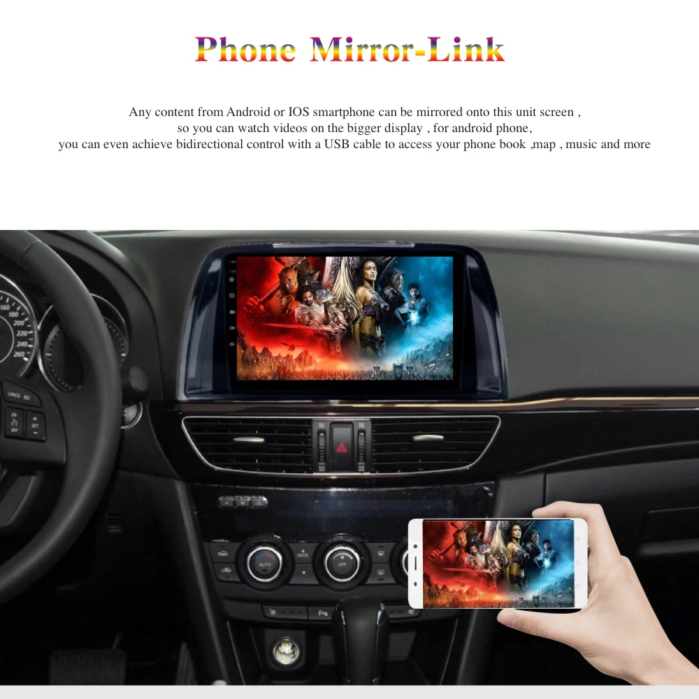 Android 9,0 Автомагнитола 2 Din gps Navi для Mazda 6 Atenza 2013 PX6 DSP 2.5D ips экран 4 Гб+ 64 Гб HDMI RDS wifi BT HD