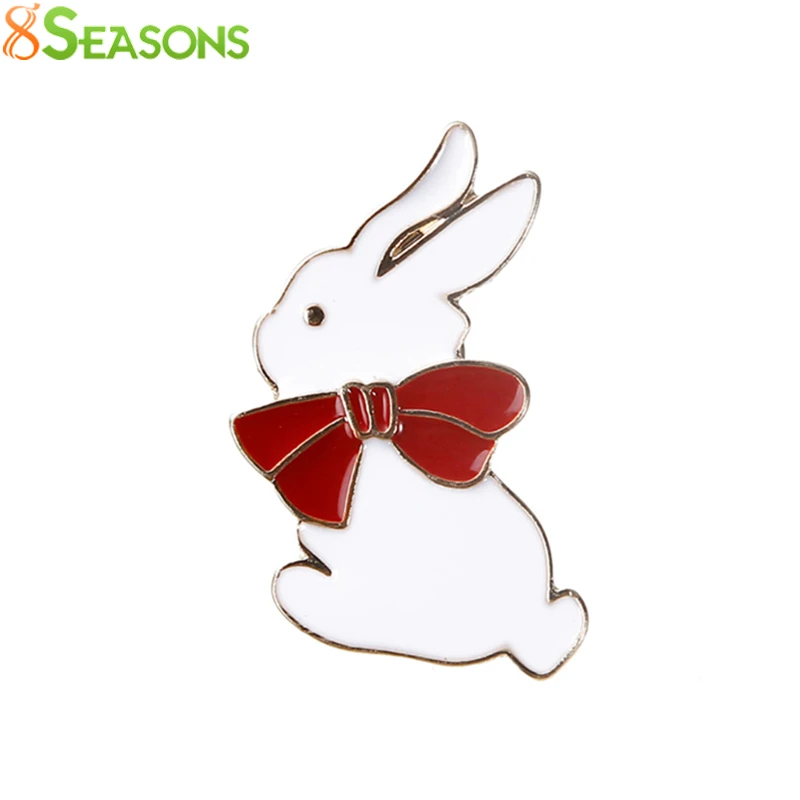 Броши в японском стиле 8 сезонов золотого цвета с рисунком сакуры белого и