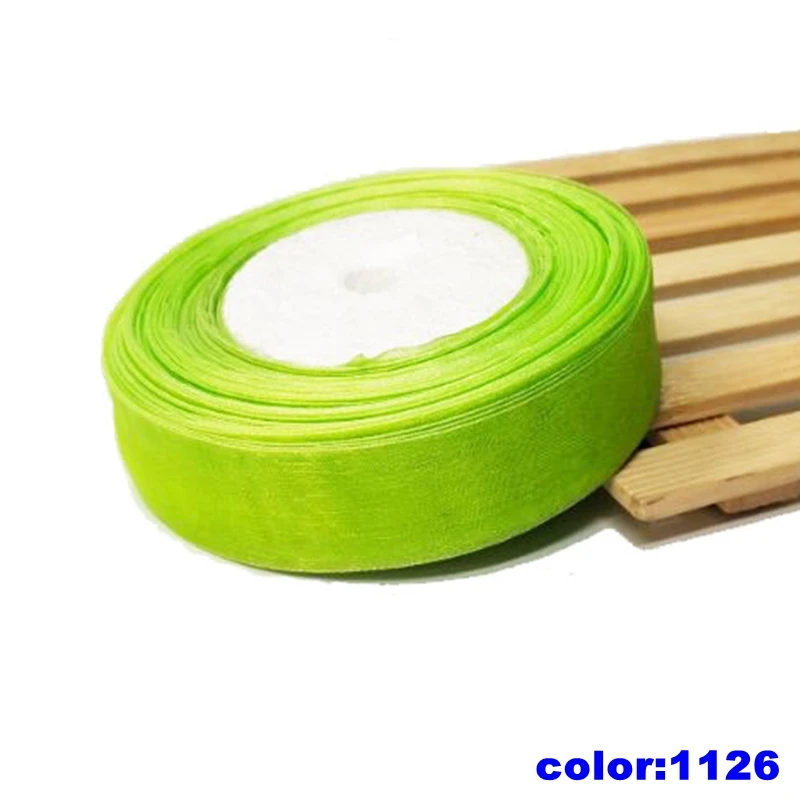 4 рулона прозрачная лента из органзы 200 ярдов 1 дюйм|organza ribbon|ribbon weavingribbon ribbon |