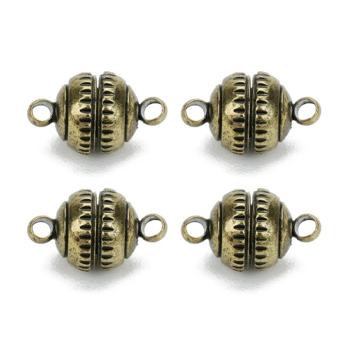 Antique Bronze Fostfo 5 шт./лот Магнитная застежка крючки ювелирные изделия застежки концевые колпачки Ожерелье Браслеты застежка Разъемы для изготовления ювелирных изделий - Цвет: Antique Bronze