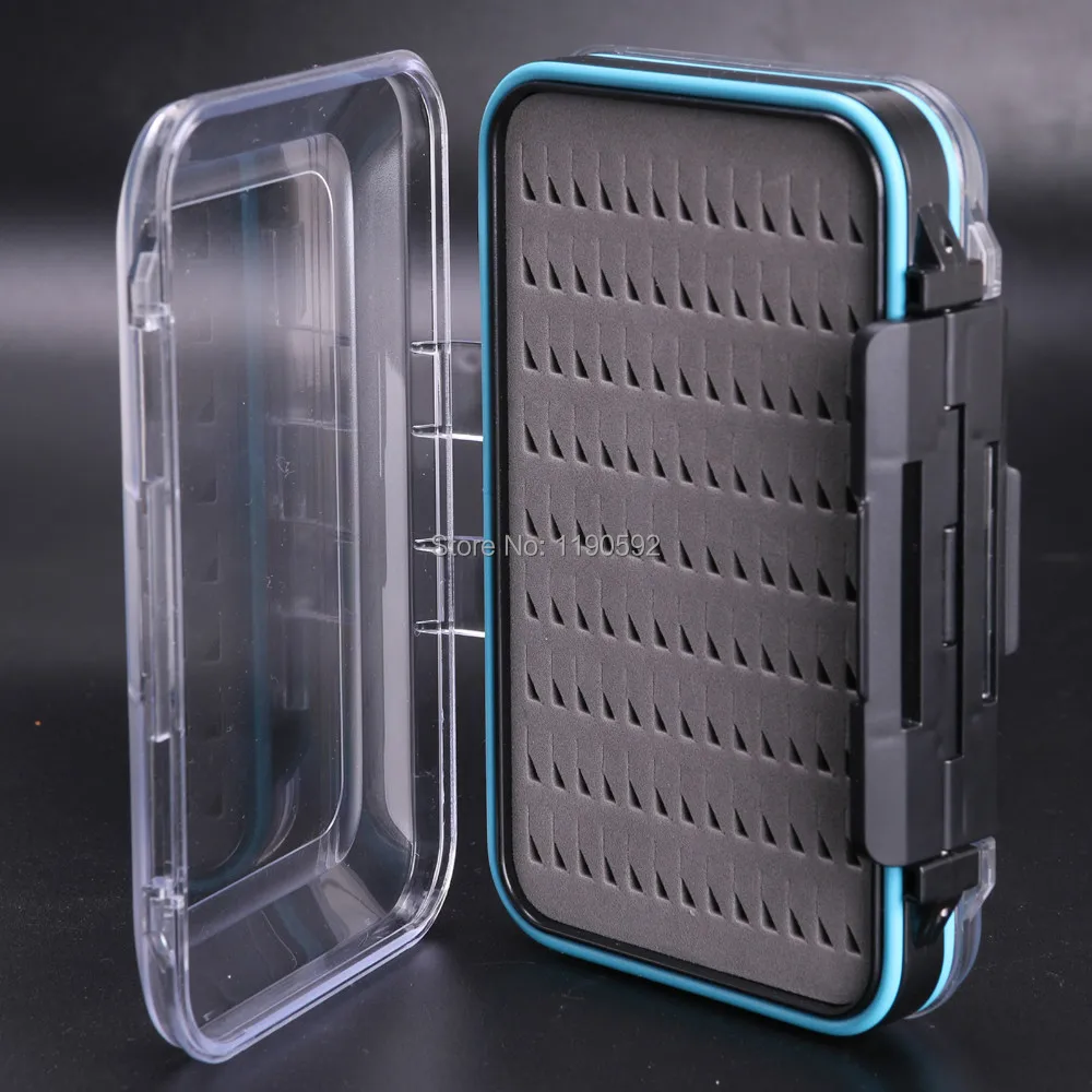 Maximumcacth 2pcs/lot Fly Fishing Box Double Side Design Open Waterproof with Easy-grip Foam | Спорт и развлечения