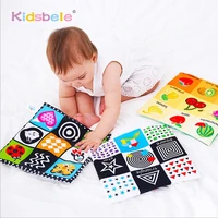 baby toys for newborn soft cloth book 0 12 months kids learning educational blackwhite cognition rustle sound newspaper