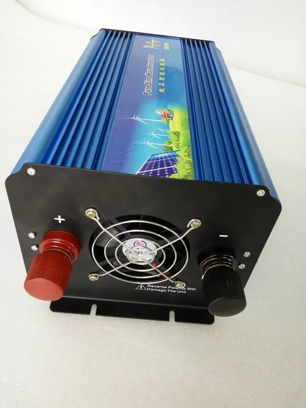 Быстрая Доставка dc В ac 12V в 220V Чистая синусоида Инвертор 5000W Преобразователь