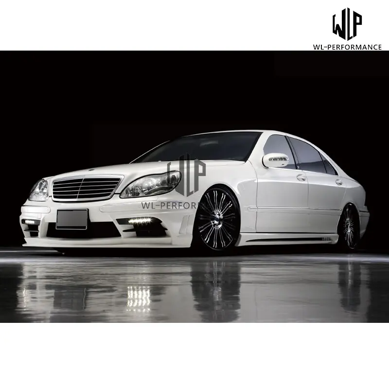 Комплект кузова автомобиля W220 S320 S350 FRP неокрашенный боковая юбка переднего и