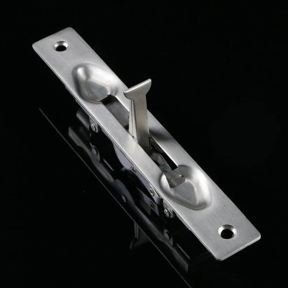 304 нержавеющая сталь защита двери рычаг Действие Флеш Болт защелка слайд Болт замок Атлас никель Матовый