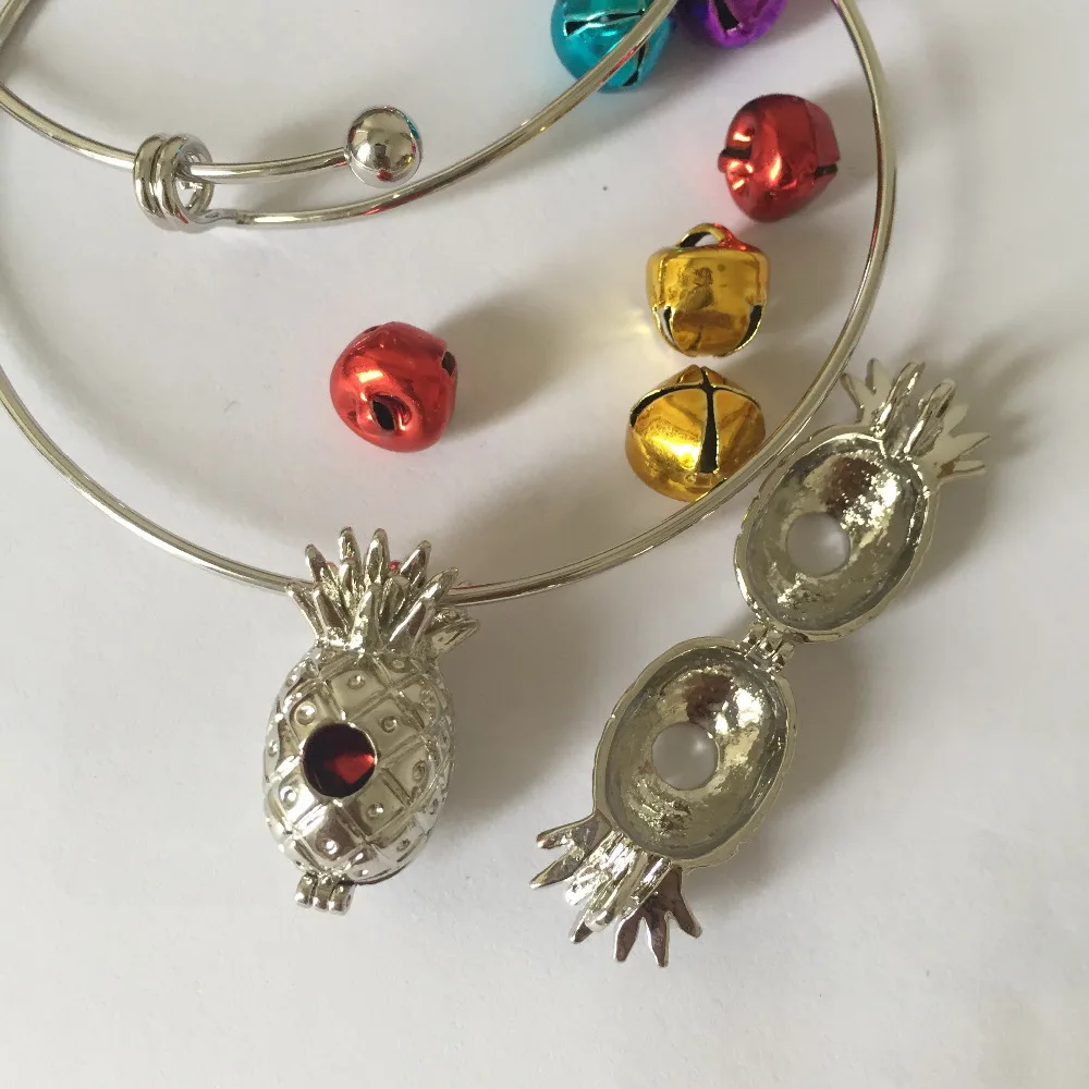 Diy Красочные Прекрасный ананас медальон Подвески Браслет беременная браслет