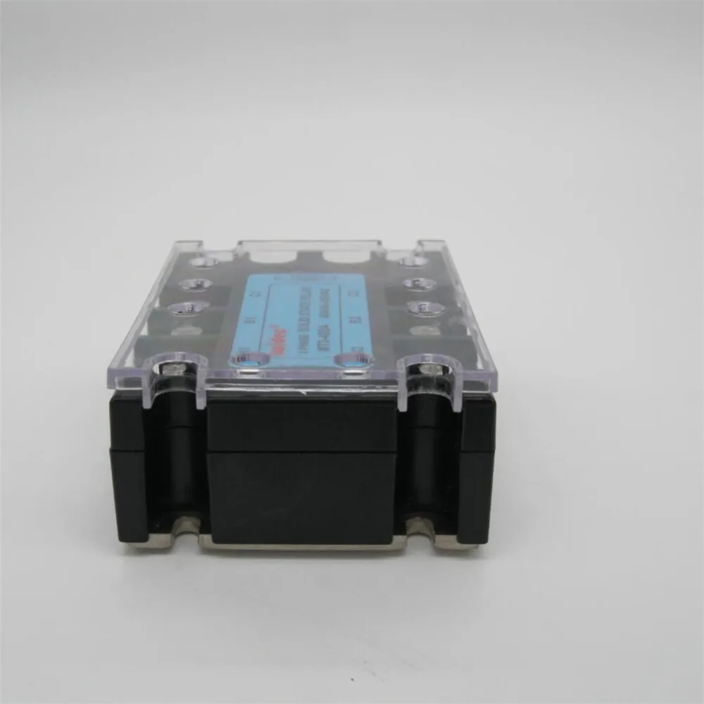 Высокое качество трехфазное твердотельное реле SSR-80DA реле 3-32VDC до 30-480V AC SSR реле+ алюминиевый радиатор+ электрический вентилятор