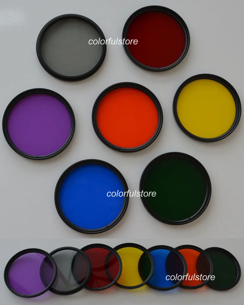77 мм 7 шт Полный Цвет Зеленый Оранжевый Красный Фиолетовый Желтый Синий Серый