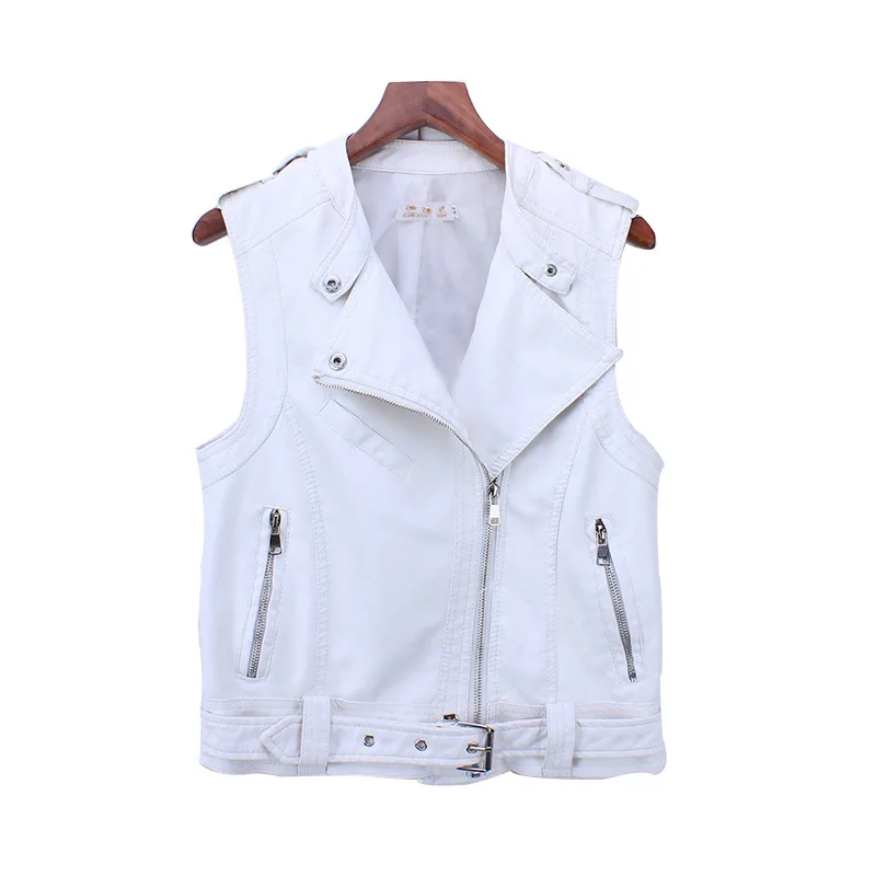 Новинка весны 2018 кожаная женская короткая куртка однотонная Повседневная тонкая