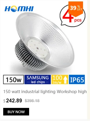 Гараж освещение 100 Вт светодио дный Led НЛО high bay Мощные огни taller строительство лампы промышленных свет для работы 110 V 220 V Алюминий