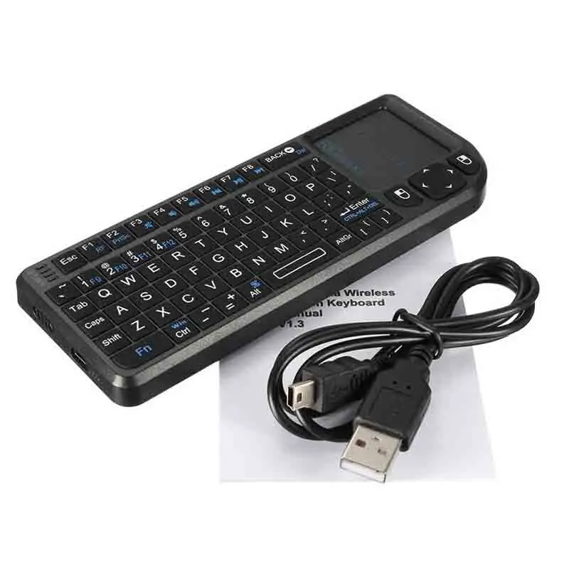 3 в1! Rii mini X1 Портативная беспроводная клавиатура для ПК/Android/Google/TV Box|wireless keyboard|keyboard