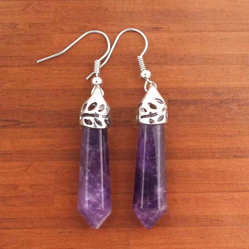 Трендовые бусины покрытый серебром натуральный пурпурные аметисты маленькие