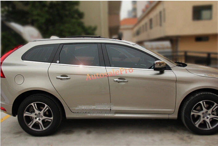 Накладки для нижней оконной рамы из нержавеющей стали 6 шт. VOLVO XC60 2009 - 2015 |