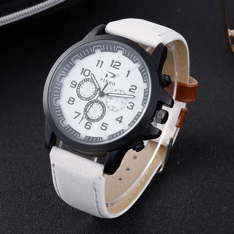 Часы наручные PINBO мужские/женские кварцевые в стиле милитари повседневные