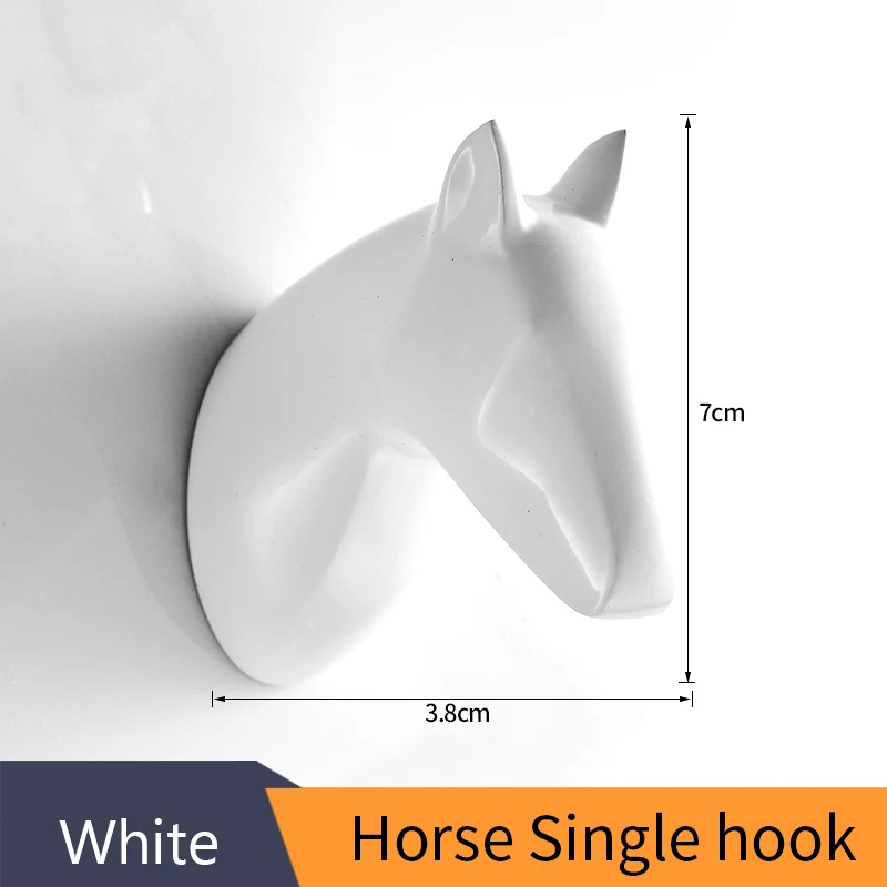 White-Horse Крючки для халатов золотые крючки для ванной комнаты для полотенец в рельсах крючок для одежды Серебряная отделка вешалки для одежды аксессуары для ванной украшения дома 5277 - Цвет: White-Horse