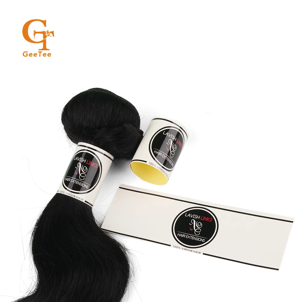 Индивидуальный бренд натуральные волосы для наращивания упаковка наклейки