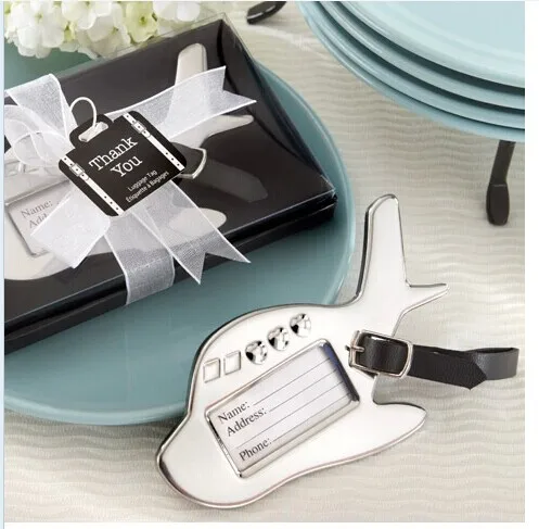 Самый дешевый свадебный подарок сувениры самолёт бирка для багажа свадебные